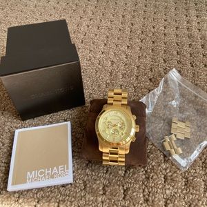 MICHAEL Michael Kors Runway Chronograph Stainless Steel Watch
